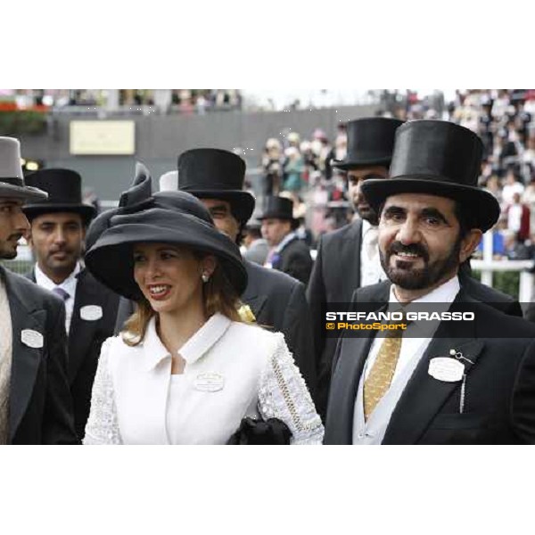 Royal Ascot - 4th day - Princess HAya and Sheihk Mohamed after winning the King Edward VII Stakes Ascot, 20th june 2008 ph. Stefano Grasso