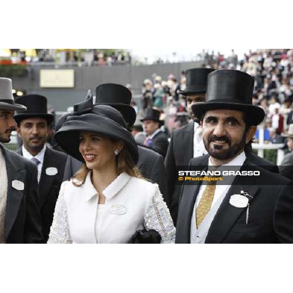 Royal Ascot - 4th day - Princess HAya and Sheihk Mohamed after winning the King Edward VII Stakes Ascot, 20th june 2008 ph. Stefano Grasso