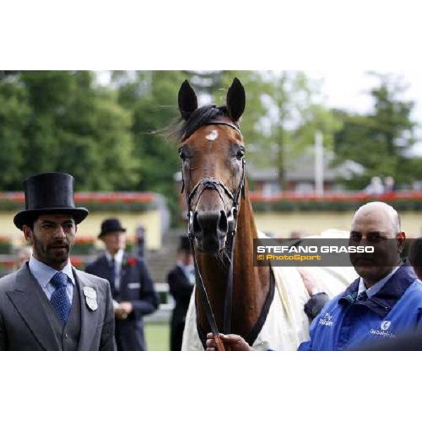 Royal Ascot - 4th day - a close up for Campanologist and Saeed Bin Suroor in the winner circle of the King Edward VII Stakes Ascot, 20th june 2008 ph. Stefano Grasso