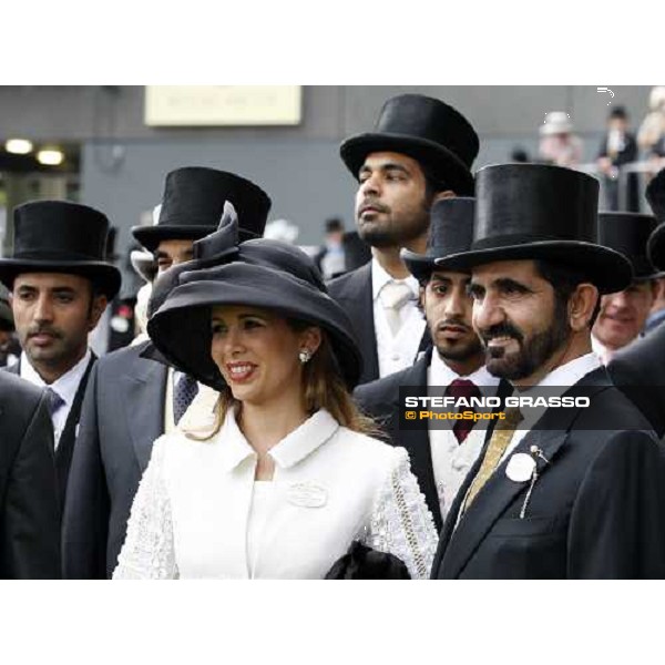 Royal Ascot - 4th day - Princess Haya and Sheikh Mohamed in the winner circle of the King Edward VII Stakes Ascot, 20th june 2008 ph. Stefano Grasso