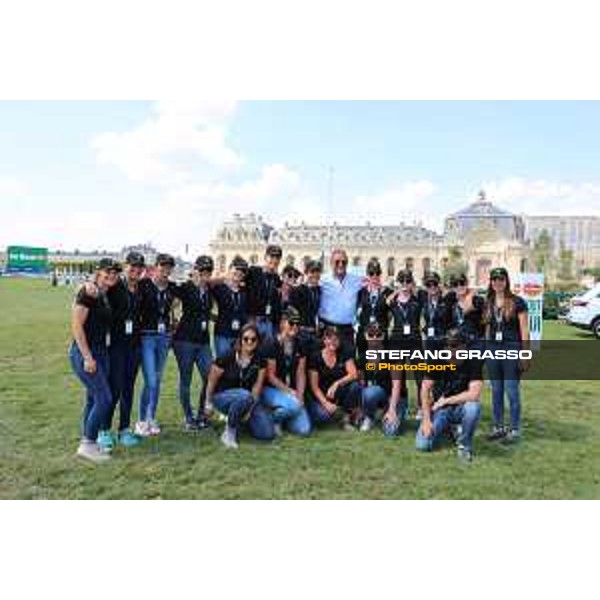 LGCT of Chantilly - Uliano Vezzani (Course Designer) and volunteers - Chantilly, , 15 July 2018 - ph.Mario Grassia/LGCT