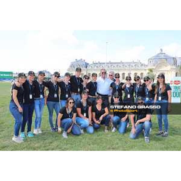 LGCT of Chantilly - Uliano Vezzani (Course Designer) and volunteers - Chantilly, , 15 July 2018 - ph.Mario Grassia/LGCT