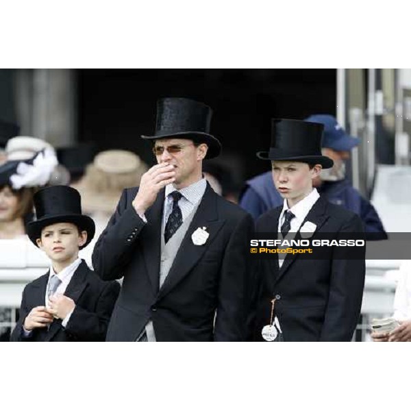 Royal Ascot - 4th day - Aidan O\' Brien with his sons Ascot, 20th june 2008 ph. Stefano Grasso