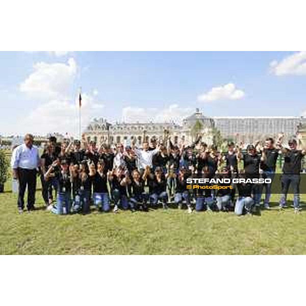 LGCT of Chantilly - Uliano Vezzani (Course Designer) and volunteers - Chantilly, , 15 July 2018 - ph.Mario Grassia/LGCT