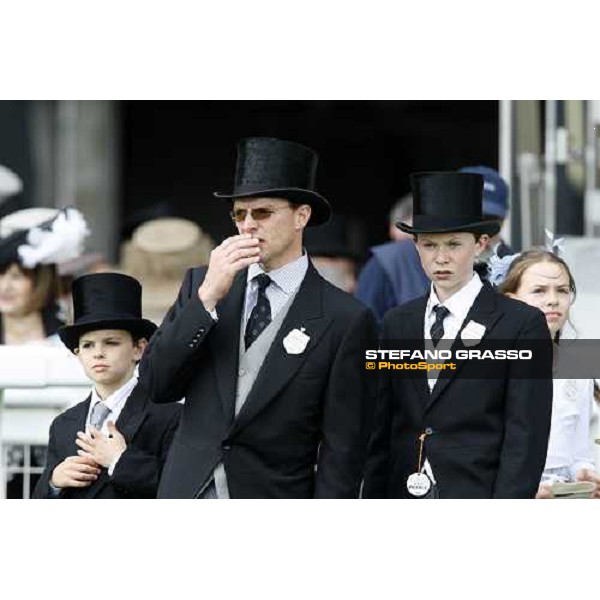 Royal Ascot - 4th day - Aidan O\' Brien with his sons Ascot, 20th june 2008 ph. Stefano Grasso