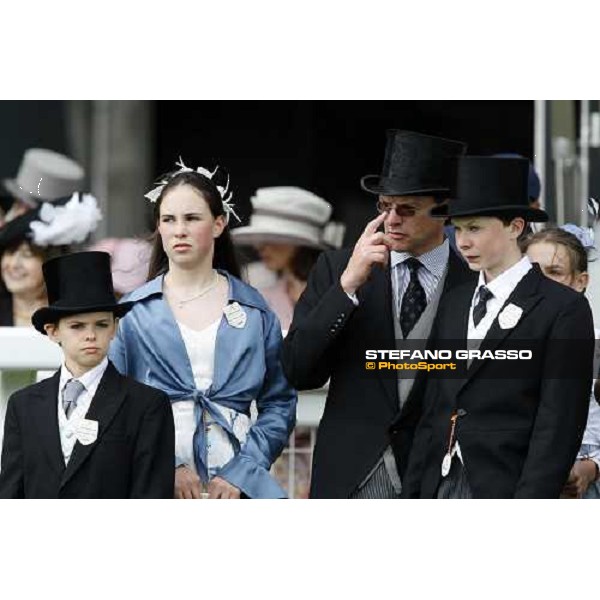 Royal Ascot - 4th day - Aidan O\' Brien with his sons Ascot, 20th june 2008 ph. Stefano Grasso