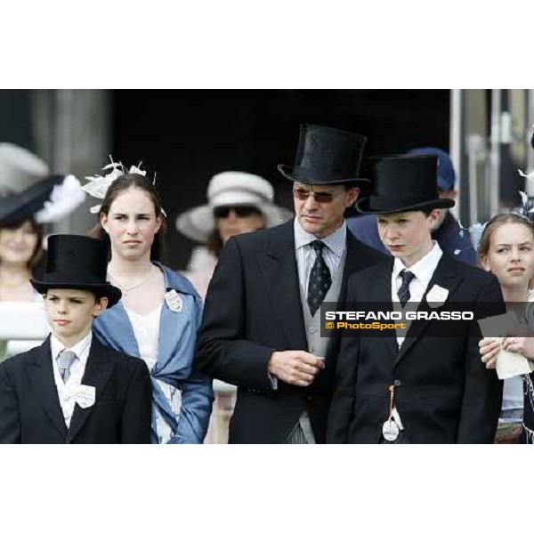 Royal Ascot - 4th day - Aidan O\' Brien with his sons Ascot, 20th june 2008 ph. Stefano Grasso