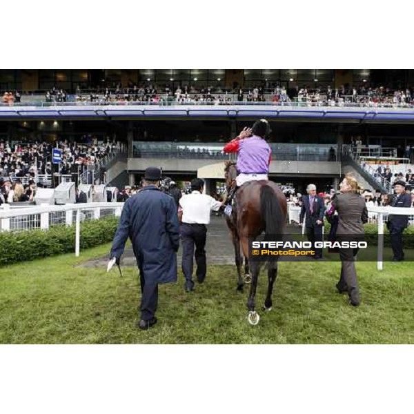 Royal Ascot - 5th day - Richard Hughes comes back on Free Agent after winning the Chesham Stakes Ascot, 20th june 2008 ph. Stefano Grasso