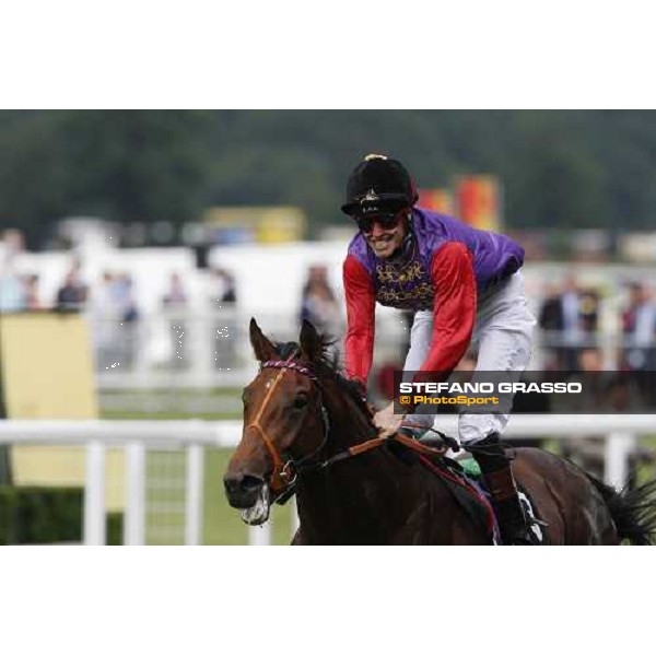 Royal Ascot - 5th day - Richard Hughes on Free Agent after wins the Chesham Stakes Ascot, 20th june 2008 ph. Stefano Grasso