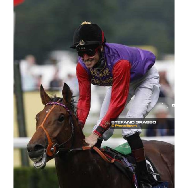 Royal Ascot - 5th day - Richard Hughes on Free Agent after wins the Chesham Stakes Ascot, 20th june 2008 ph. Stefano Grasso
