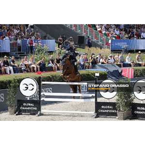 LGCT of Berlin - Class 3 - Felix Hassmann (GER) on Balzaci - Berlin, Sommergarten, 28 July 2018 - ph.Stefano Grasso/LGCT
