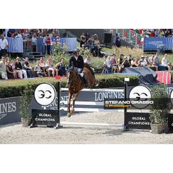 LGCT of Berlin - Class 3 - Felix Hassmann (GER) on Balzaci - Berlin, Sommergarten, 28 July 2018 - ph.Stefano Grasso/LGCT