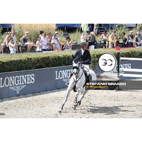LGCT of Berlin - Class 3 - Emil Hallundbaek (DEN) on Dazermie - Berlin, Sommergarten, 28 July 2018 - ph.Stefano Grasso/LGCT