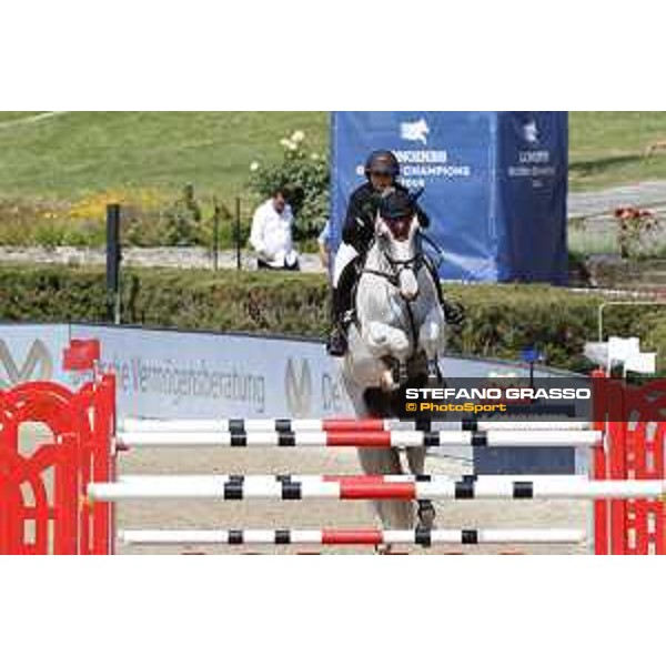 LGCT of Berlin - Class 3 - Georgina Bloomberg (USA) on Crown 5 - Berlin, Sommergarten, 28 July 2018 - ph.Stefano Grasso/LGCT