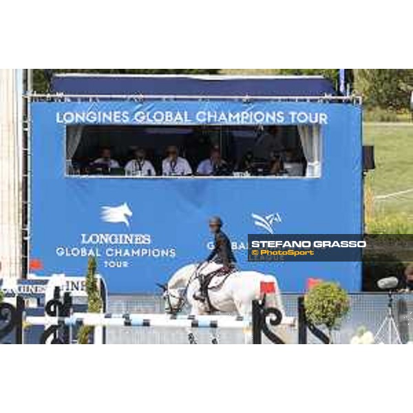 LGCT of Berlin - Class 3 - Georgina Bloomberg (USA) on Crown 5 - Berlin, Sommergarten, 28 July 2018 - ph.Stefano Grasso/LGCT