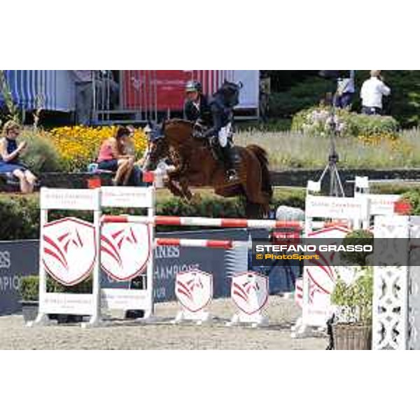 LGCT of Berlin - Class 3 - Felix Hassmann (GER) on Balzaci - Berlin, Sommergarten, 28 July 2018 - ph.Stefano Grasso/LGCT