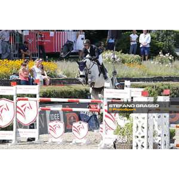 LGCT of Berlin - Class 3 - Emil Hallundbaek (DEN) on Dazermie - Berlin, Sommergarten, 28 July 2018 - ph.Stefano Grasso/LGCT