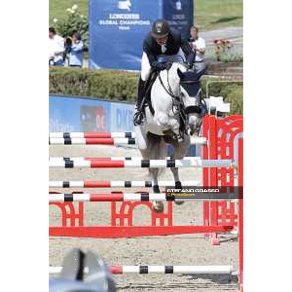 LGCT of Berlin - Class 3 - Emil Hallundbaek (DEN) on Dazermie - Berlin, Sommergarten, 28 July 2018 - ph.Stefano Grasso/LGCT