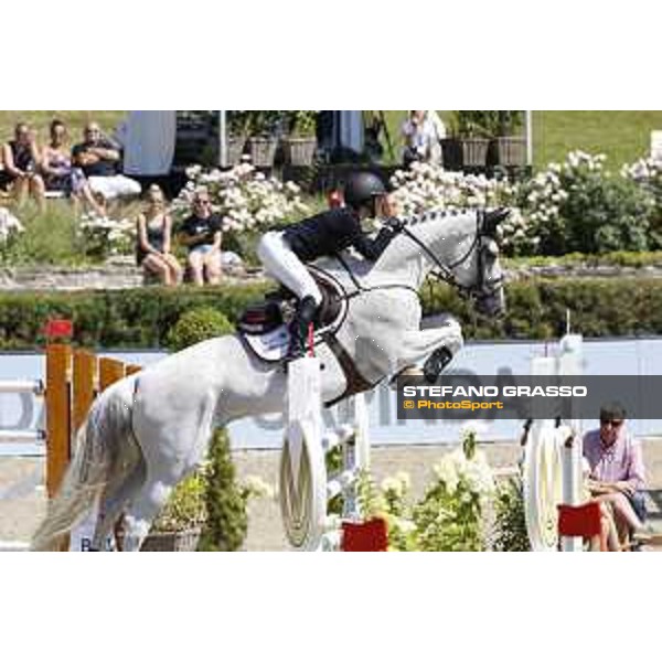 LGCT of Berlin - Class 5 - Georgina Bloomberg (USA) on Crown 5 - Berlin, Sommergarten, 29 July 2018 - ph.Mario Grassia/LGCT
