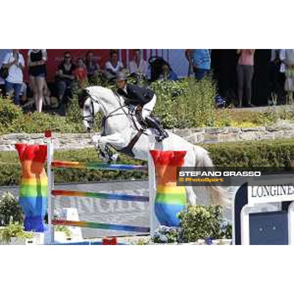 LGCT of Berlin - Class 5 - Georgina Bloomberg (USA) on Crown 5 - Berlin, Sommergarten, 29 July 2018 - ph.Mario Grassia/LGCT
