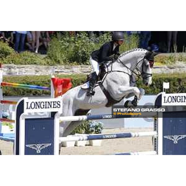 LGCT of Berlin - Class 5 - Georgina Bloomberg (USA) on Crown 5 - Berlin, Sommergarten, 29 July 2018 - ph.Mario Grassia/LGCT