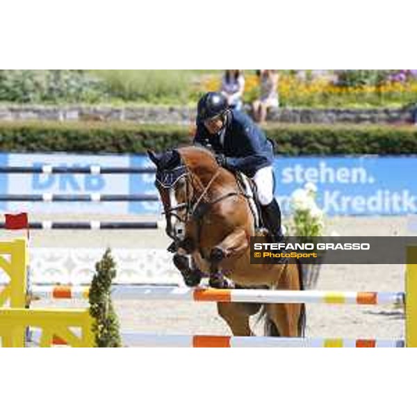 LGCT of Berlin - Class 5 - Wout-Jan van der Schans (NED) on D Angelo - Berlin, Sommergarten, 29 July 2018 - ph.Mario Grassia/LGCT
