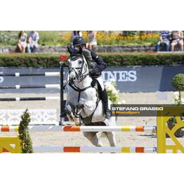 LGCT of Berlin - Class 5 - Karel Cox (BEL) on Cascor Z - Berlin, Sommergarten, 29 July 2018 - ph.Mario Grassia/LGCT