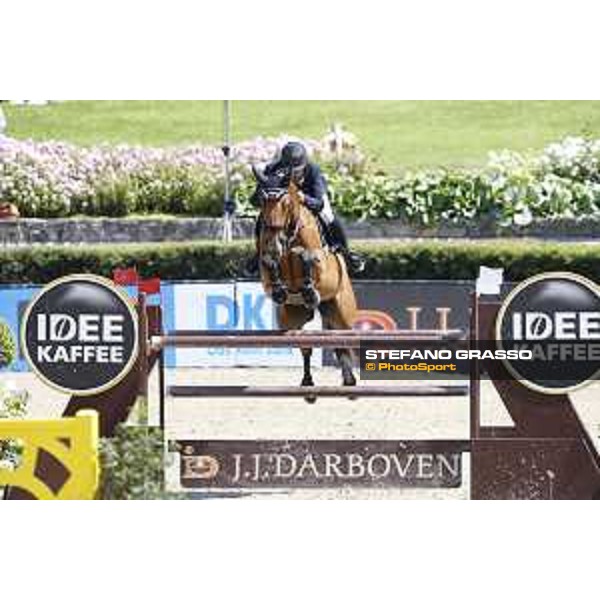 LGCT of Berlin - Class 5 - Roger Yves Bost (FRA) on Castleforbes Talitha - Berlin, Sommergarten, 29 July 2018 - ph.Mario Grassia/LGCT