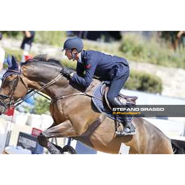 LGCT of Berlin - Class 5 - Lorenzo de Luca (ITA) on Ensor de Litrange XII - Berlin, Sommergarten, 29 July 2018 - ph.Mario Grassia/LGCT