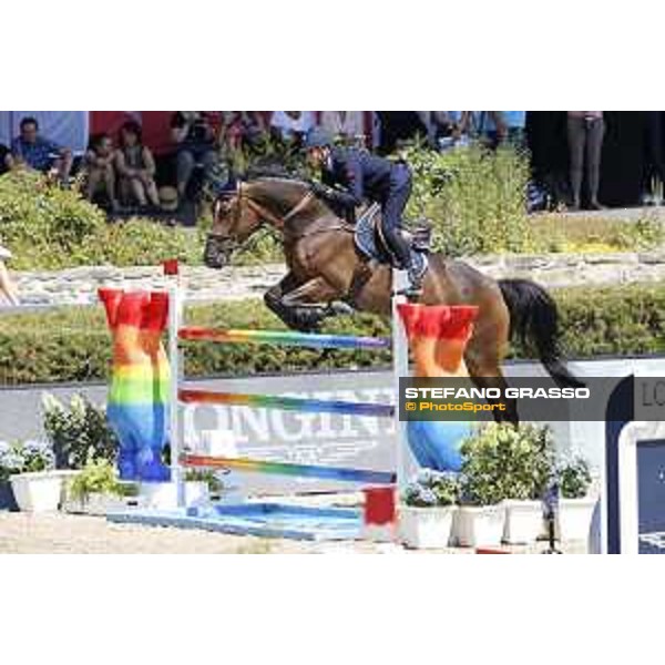 LGCT of Berlin - Class 5 - Lorenzo de Luca (ITA) on Ensor de Litrange XII - Berlin, Sommergarten, 29 July 2018 - ph.Mario Grassia/LGCT