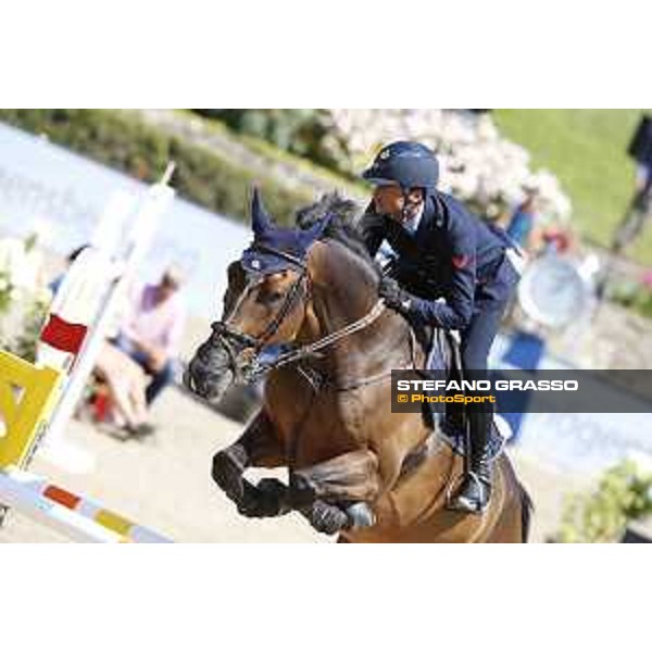 LGCT of Berlin - Class 5 - Lorenzo de Luca (ITA) on Ensor de Litrange XII - Berlin, Sommergarten, 29 July 2018 - ph.Mario Grassia/LGCT