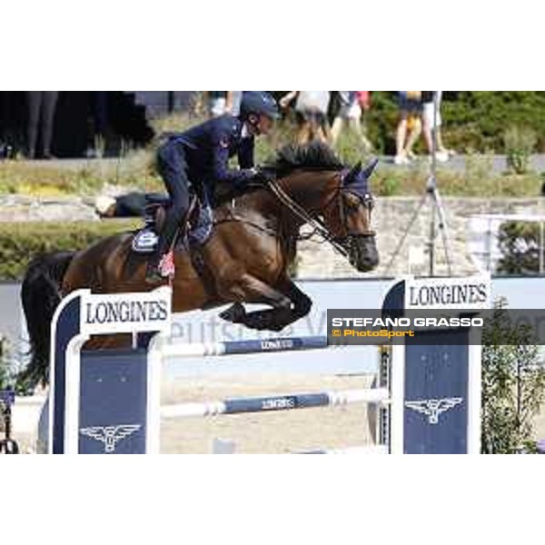 LGCT of Berlin - Class 5 - Lorenzo de Luca (ITA) on Ensor de Litrange XII - Berlin, Sommergarten, 29 July 2018 - ph.Mario Grassia/LGCT