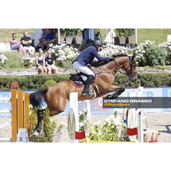 LGCT of Berlin - Class 5 - Cameron Hanley (IRL) on Theoreme du Desir - Berlin, Sommergarten, 29 July 2018 - ph.Mario Grassia/LGCT