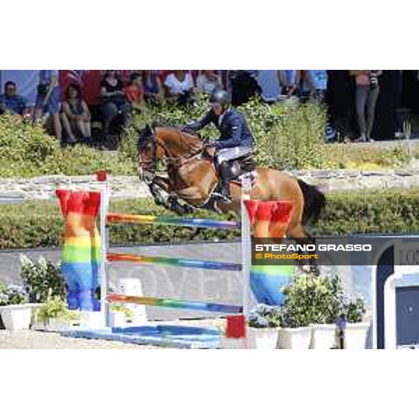 LGCT of Berlin - Class 5 - Cameron Hanley (IRL) on Theoreme du Desir - Berlin, Sommergarten, 29 July 2018 - ph.Mario Grassia/LGCT