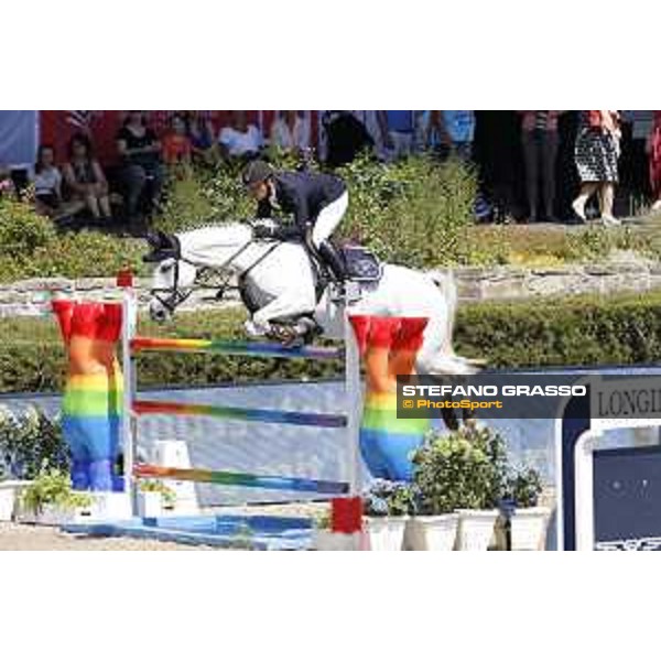 LGCT of Berlin - Class 5 - Emil Hallundbaek (DEN) on Jasmin Af Hagalund - Berlin, Sommergarten, 29 July 2018 - ph.Mario Grassia/LGCT