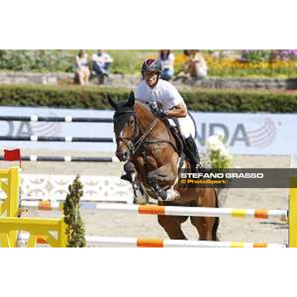 LGCT of Berlin - Class 5 - Pius Schwizer (SUI) on Living The Dream - Berlin, Sommergarten, 29 July 2018 - ph.Mario Grassia/LGCT