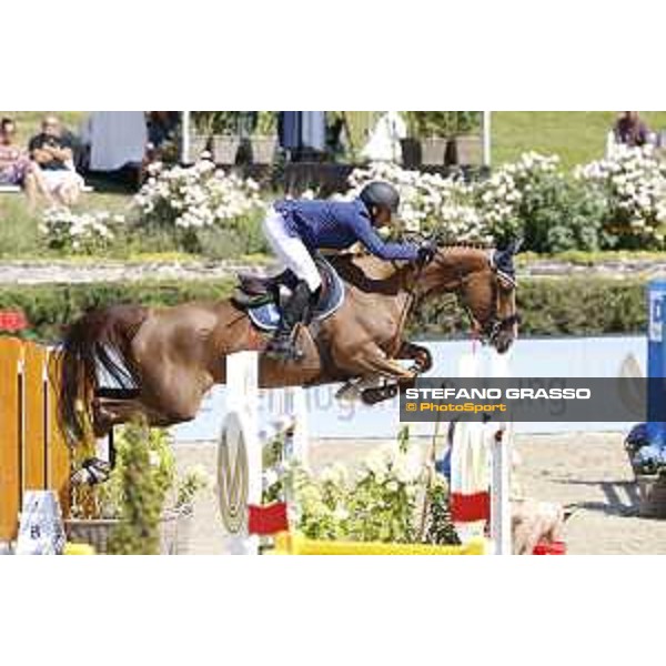 LGCT of Berlin - Class 5 - Sameh El Dahan (EGY) on WKD Aimez Moi - Berlin, Sommergarten, 29 July 2018 - ph.Mario Grassia/LGCT