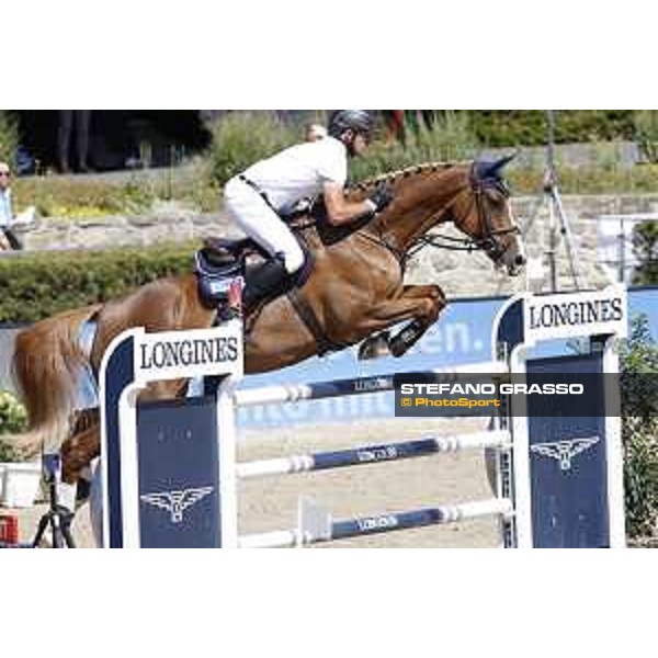 LGCT of Berlin - Class 5 - Holger Wulschner (GER) on Zuckersuess d\'Argilla - Berlin, Sommergarten, 29 July 2018 - ph.Mario Grassia/LGCT