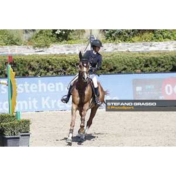 LGCT of Berlin - Class 5 - Megane Moissonier (FRA) on Ultrachic de Charmois - Berlin, Sommergarten, 29 July 2018 - ph.Mario Grassia/LGCT