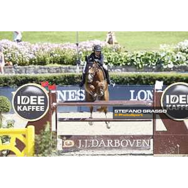 LGCT of Berlin - Class 5 - Megane Moissonier (FRA) on Ultrachic de Charmois - Berlin, Sommergarten, 29 July 2018 - ph.Mario Grassia/LGCT