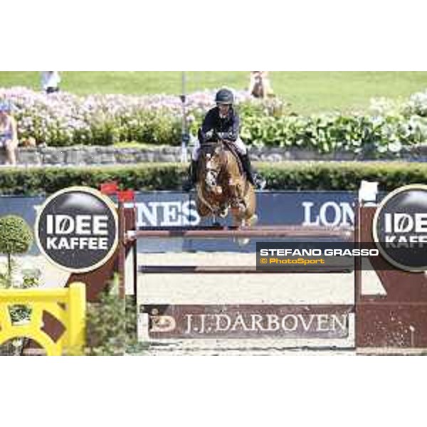 LGCT of Berlin - Class 5 - Megane Moissonier (FRA) on Ultrachic de Charmois - Berlin, Sommergarten, 29 July 2018 - ph.Mario Grassia/LGCT