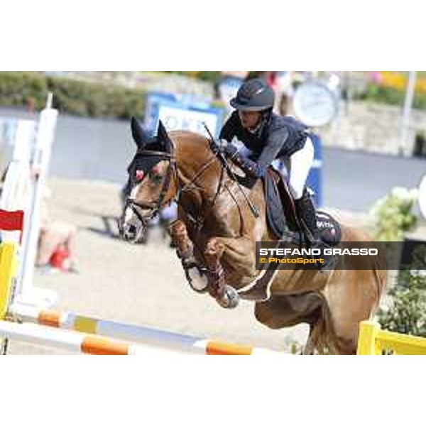 LGCT of Berlin - Class 5 - Megane Moissonier (FRA) on Ultrachic de Charmois - Berlin, Sommergarten, 29 July 2018 - ph.Mario Grassia/LGCT
