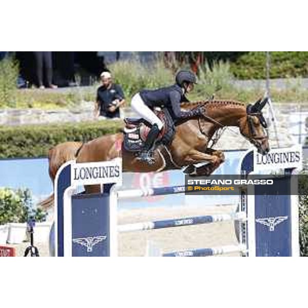 LGCT of Berlin - Class 5 - Megane Moissonier (FRA) on Ultrachic de Charmois - Berlin, Sommergarten, 29 July 2018 - ph.Mario Grassia/LGCT