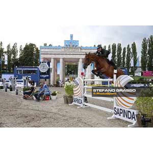 LGCT of Berlin - Class 2 - Daniel Bluman (ISR) on Bacara d Archonfosse - Berlin, Sommergarten, 27 July 2018 - ph.Stefano Grasso/LGCT