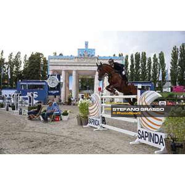 LGCT of Berlin - Class 2 - Felix Hassmann (GER) on Balzaci - Berlin, Sommergarten, 27 July 2018 - ph.Stefano Grasso/LGCT