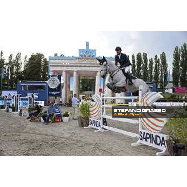 LGCT of Berlin - Class 2 - Romain Duguet (SUI) on Calder - Berlin, Sommergarten, 27 July 2018 - ph.Stefano Grasso/LGCT