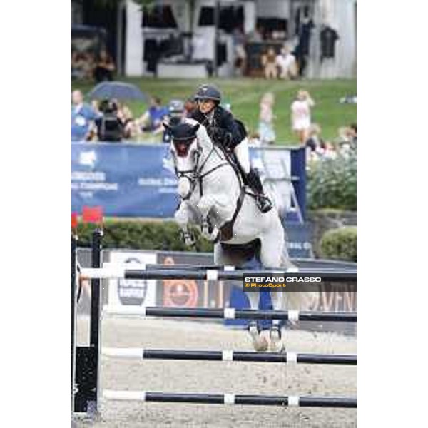 LGCT of Berlin - Class 2 - Georgina Bloomberg (USA) on Crown 5 - Berlin, Sommergarten, 27 July 2018 - ph.Stefano Grasso/LGCT