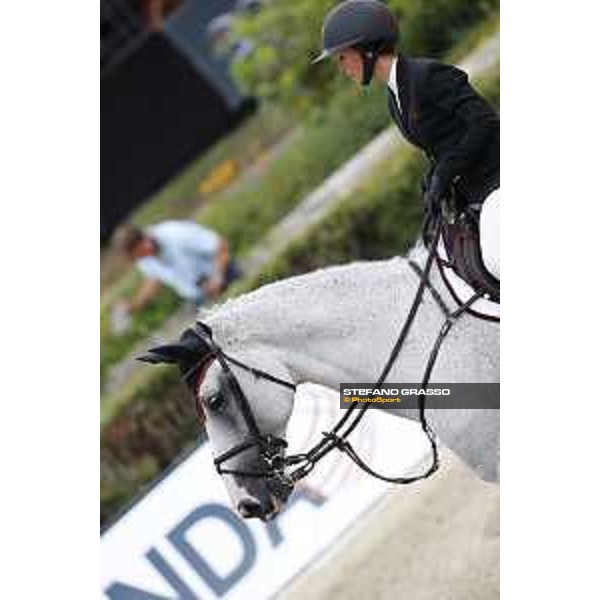LGCT of Berlin - Class 2 - Georgina Bloomberg (USA) on Crown 5 - Berlin, Sommergarten, 27 July 2018 - ph.Stefano Grasso/LGCT
