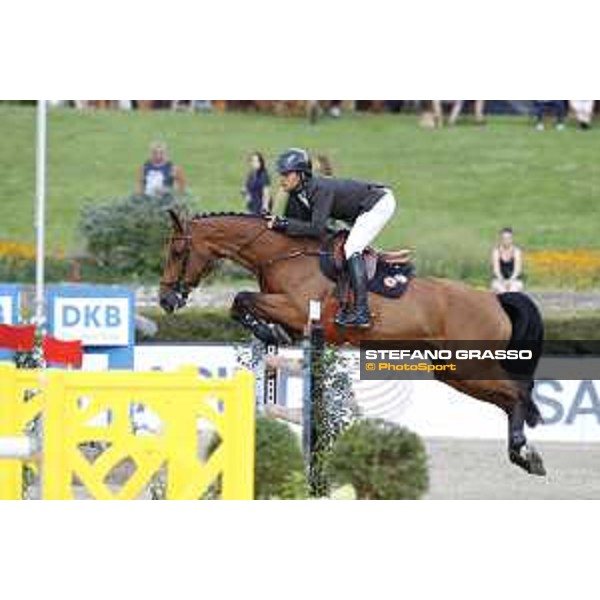 LGCT of Berlin - Class 2 - Daniel Bluman (ISR) on Bacara d Archonfosse - Berlin, Sommergarten, 27 July 2018 - ph.Stefano Grasso/LGCT