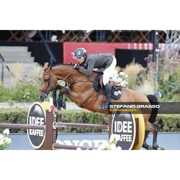 LGCT of Berlin - Class 2 - Daniel Bluman (ISR) on Bacara d Archonfosse - Berlin, Sommergarten, 27 July 2018 - ph.Stefano Grasso/LGCT